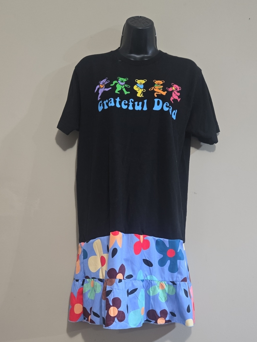 Upcycled Band T-shirt Dress